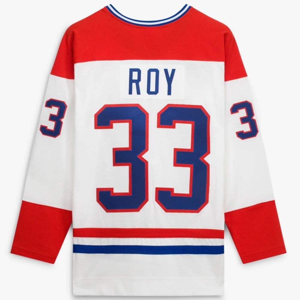 Patrick Roy Montreal Canadiens Mitchell & Ness 1992 Power Play Jersey - White